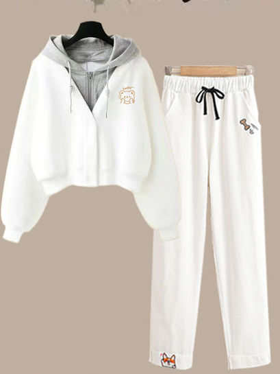 ホワイト01/ジャケット+ホワイト/パンツ