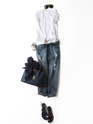 【2点セット】人気沸騰 ファッション 半袖 ラウンドネック Tシャツ+カジュアルパンツ 2点セット